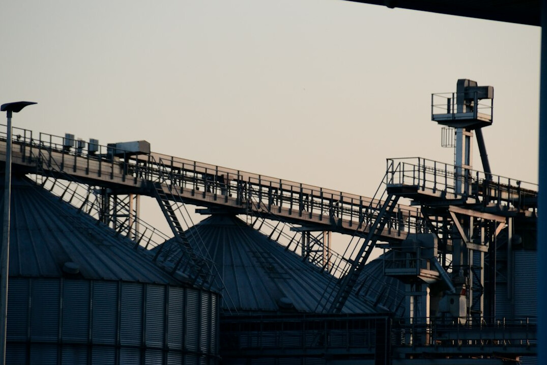 modern industrial landscape