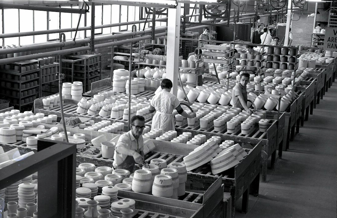 factory floor with workers
