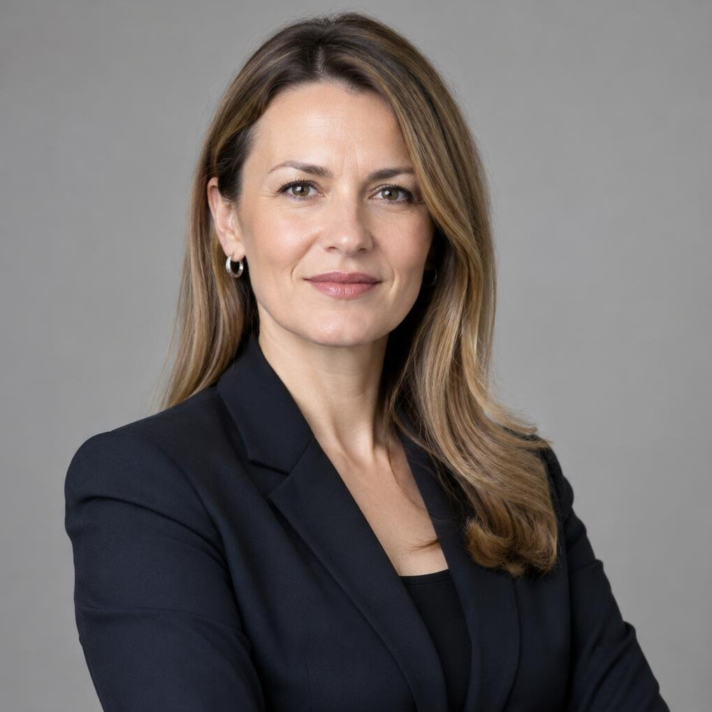 Portrait of a businesswoman in a blazer
